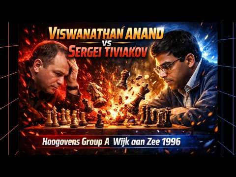 Anand’s Endgame Masterpiece! ♟️ | Viswanathan Anand vs Sergei Tiviakov (1996)