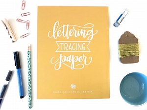 Lettering Tracing Paper Pad - Etsy
