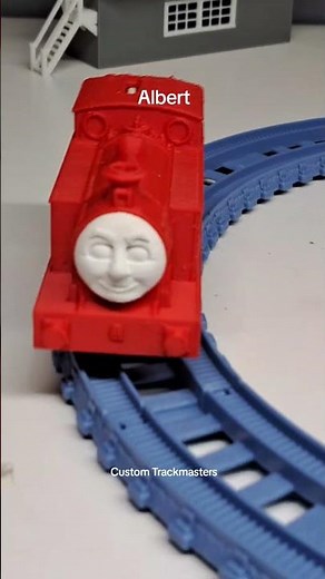 Custom Trackmaster 3D Print Albert with a new Face Thomas and friends