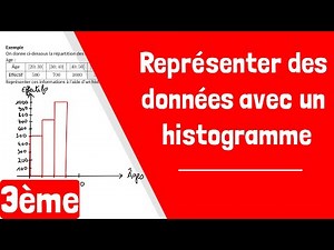 Comment représenter des données sous la forme d'un histogramme ?