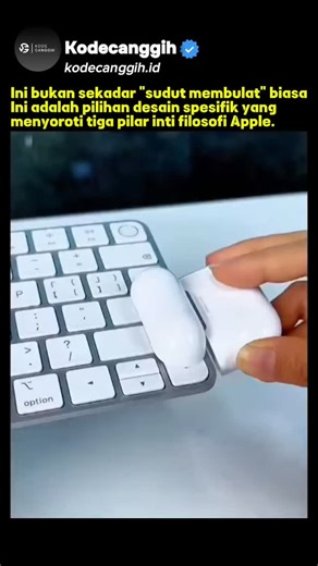 kodecanggih_ on Instagram: "Ini bukan sekadar "sudut membulat" biasa; ini adalah keputusan desain yang disengaja yang mencerminkan tiga pilar inti filosofi Apple. Pertama, **desain yang berpusat pada manusia**: sudut membulat terasa lebih lembut, lebih aman, dan lebih alami bagi mata dan tangan, mengurangi ketegangan visual dan membuat interaksi terasa intuitif daripada mekanis. Kedua, **harmoni dan kesinambungan visual**: lekukan tersebut mencerminkan bentuk alami bidang pandang manusia dan sel