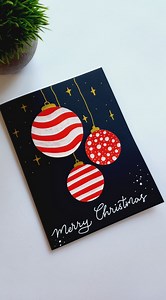 DIY CHRISTMAS GREETING CARD ✨️ #DIYgifts #handmadegifts #diyprojects #giftideas #diycrafts #christmasgiftideas #holidayseason #quickdiy #happyholidays #christmastime #gifts | Handmade cards ideas