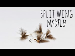 Split Wing Mayfly - Quick Step By Step / TroutCastz