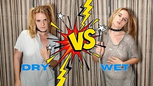 Dry vs Wet: Grey T-Shirt Try on Haul and Wet TransparencyTest |  Nudity, Sexually and Explicit Video on YouTube