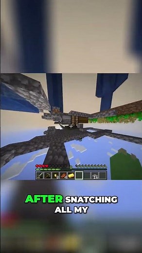 Minecraft Challenge Skyblock: Zombie Piglin Farm #minecraft