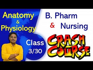 Class 3. Anatomy & Physiology 30 Days CRASH COURSE for B. Pharm & Nursing Students | Bhushan Science