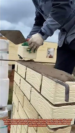 Clean Brick Finishing Technique That Elevates Wall Strength and Precision