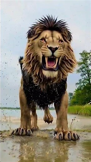 Baby lion and Mother lion 🦁 #shorts #shortvideo #funny #viralvideo