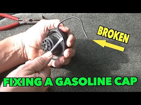 Annoying Gasoline Gas Cap Fix Retainer fix.