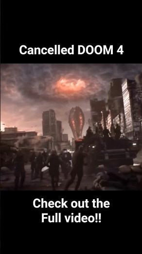 DOOM 4 cancelled #gaming #doom #idsoftware