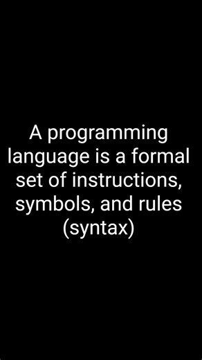 What is Programming language???