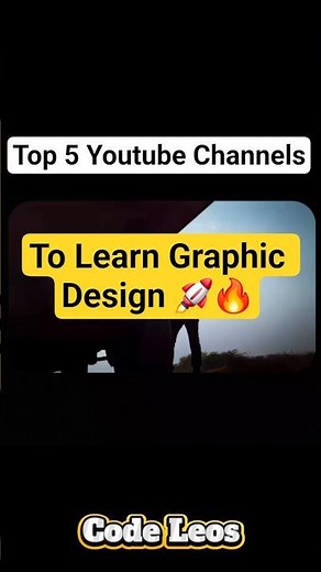 Top 5 BEST YouTube Channels to Learn Graphic Design for FREE! 🎨🔥 #Shorts #graphicdesign #figma