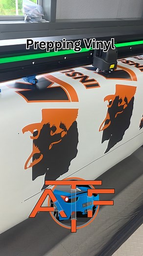 Prepping Reflective Vinyl for a Local Buisness! ##fleetgraphics #graphicdesign #graphicinstallation #graphics #vinyl #marysvillewa #snohomishcounty | Audio Tint Force Custom Autos