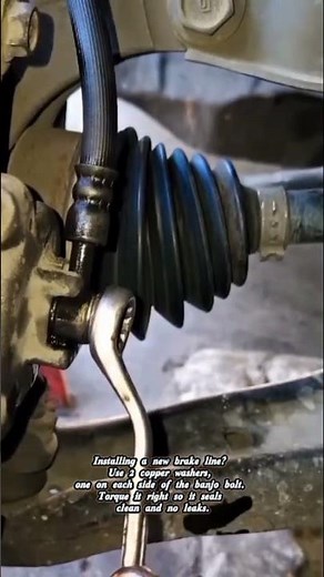 How to Install a Brake Line Without Leaks #BrakeRepair #DIYMechanic #CarMaintenance #AutoTips