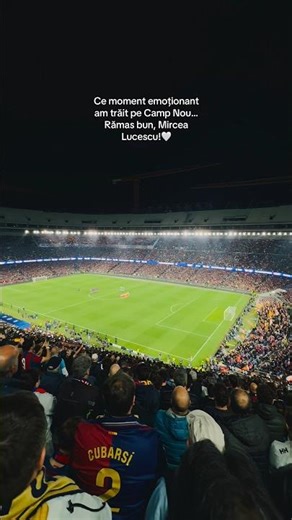 S-a facut liniste pe Camp Nou. Respect, Mircea Lucescu! Ramas bun…