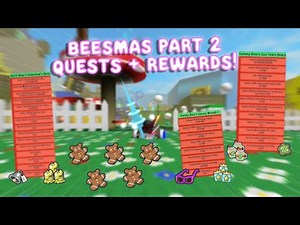 BEESMAS PT.2 QUESTS + REWARDS! | Bee Swarm Simulator