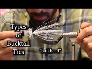 Fly Tying - Various Types of Bucktail Ties