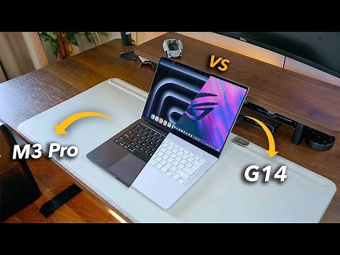 MacBook Pro M3 Pro vs ASUS ROG Zephyrus G14 (2024) - Real World Comparison!