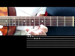 Spongebob Theme Song Guitar Tutorial With Tab | Grass Skirt Chase