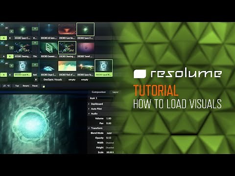 Resolume Arena & Avenue (Tutorial): The Basics of Loading Visuals