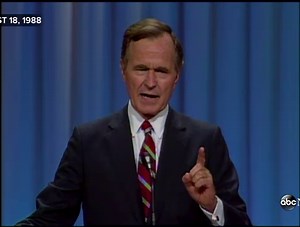 Bush in 1988: 'Read My Lips: No New Taxes'
