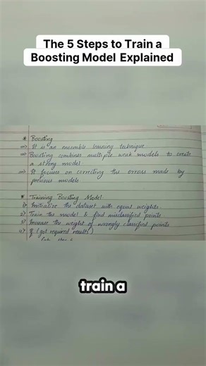 Confused about how a Boosting model is trained step-by-step? 🤔📊