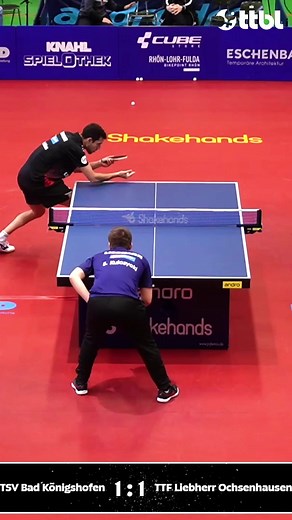 banana flick = favorite return? 🤔 | Tischtennis Bundesliga (TTBL)