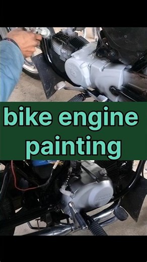 how to change colour on bike engine | bike engine painting | bike engine colour changing process