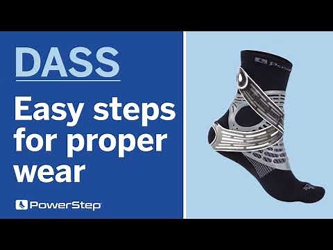 How to Wear the PowerStep Dynamic Ankle Support Sock