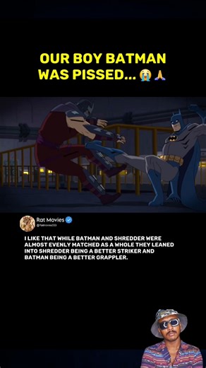 Batman vs Shredder Fight Scene | Batman Vs. Teenage Mutant Ninja Turtles (2019) | #shorts