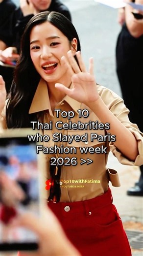 Thai Celebrities Slaying at Paris fashion week ss27 #thai #parisfashionweek #shortsviral