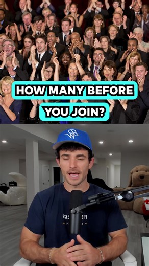 How Many People Have To Do It Before You Join | the man in the elevator