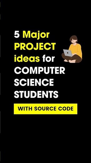5 major project ideas for computer science students: #shorts #cseprojects #computerscience