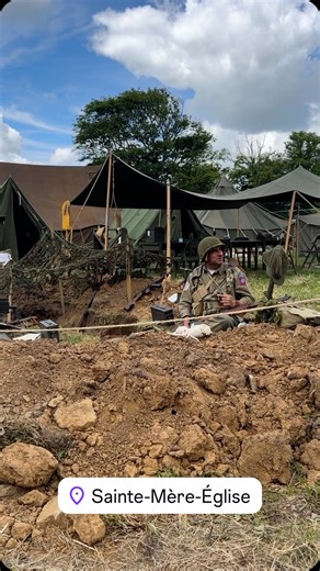 3.3K views · 506 reactions | Visiting the impressive re-enactment Camp Géronimo in Sainte-Mère-Église during the 80th D-Day anniversary commemorations. #worldwar2 #worldwar2history #worldwar2pictures #worldwar2picture #ww2 #ww2pictures #ww2history #wwii #wwiihistory #worldwarii #worldwartwo #worldwartwohistory #thisdayinhistory #worldwartwostories #ww2stories #preparationdday #dday #normandy1944 #june1944 #dday80 #dday80thanniversary | Joël Stoppels Battlefield Tours | Facebook