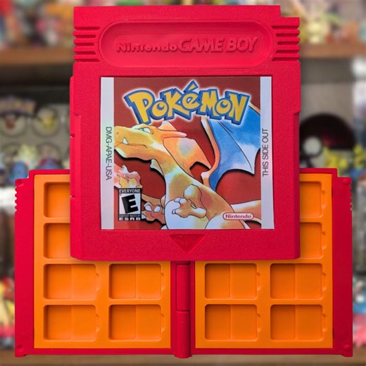 Pokemon Switch Game Case Red - Charizard Nintendo Switch Gameboy Cartridge Display Case Storage - Etsy