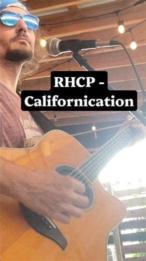 Californication (Red Hot Chili Peppers) live acoustic