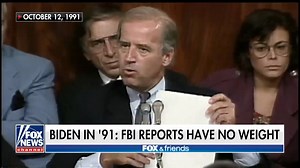 FLASHBACK: In 1991, Joe Biden said FBI reports "do not reach conclusions" | Fox & Friends