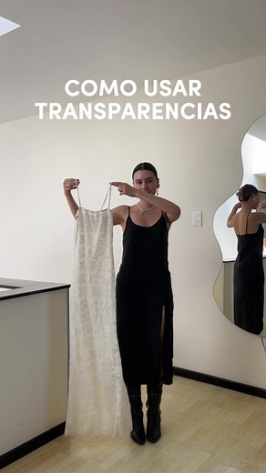 Cómo usar transparencias de manera elegante y sexy