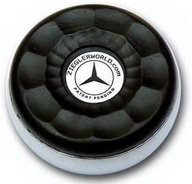 Zieglerworld Table Medium Shuffleboard Puck Weights - 4 Pucks - Black Colors + Booklet