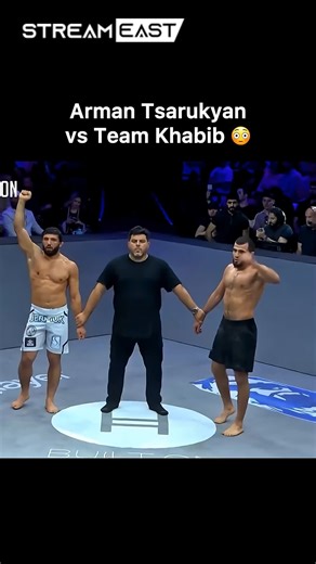 streameast on Instagram: "Arman Tsarukyan vs Team Khabib 😳 (via kentizmma).. THE BATTLE IS ON! Live UFC Stream: Non-stop action, thrilling knockouts, and unforgettable moments! Tune in now and join the fight! #UFCStream #MMA #LiveNow #fightnight #ufc #ufcstreaming #ufcstreameast #streameast #ufc309 #livestream #khabib #mcgregor"
