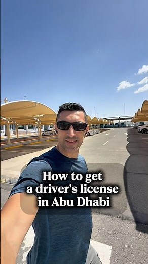 Getting a driver’s license in Abu Dhabi step by step. #emiratesdriving #driverslicence