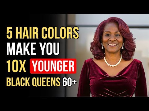 5 Hair Colors to Instantly Look Younger | For Elegant Older Black Women Over 60