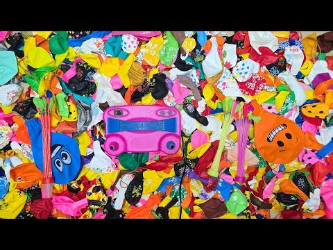 🌈 Satisfying ASMR LIVE | Unlimited Huge Balloons Blow & Pop Party
