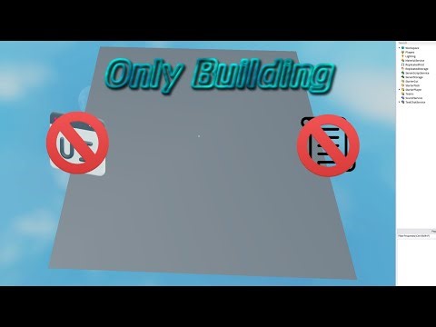 Roblox: Making a Roblox game by ONLY building. Rules Description.