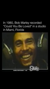In 1980, rare footage showed Bob Marley recording “Could You Be Loved” at Criteria Studios in Miami, Florida, before his Uprising tour. | Historyinmemes