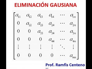 Gaussiano_Eliminación Gaussiana #CEPREUNI #GAUSSIANA