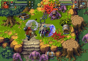 Pixel art arcade adventure game Battle Axe Kickstarter campaign launched