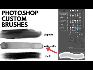 Make your own custom brushes in photoshop