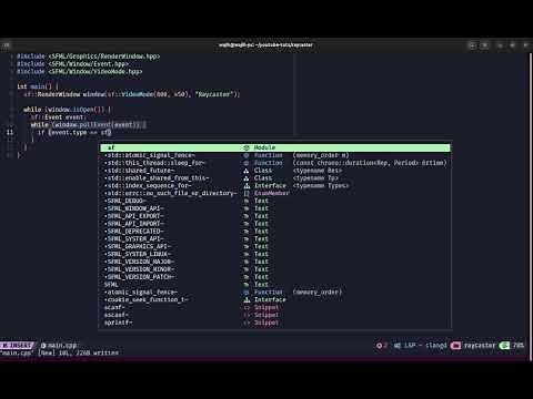 Raycasting in C++ #1 | Setting Up the Basics