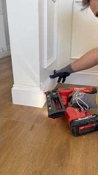 New floors, new baseboards #flooringinstallation #baseboard #woodworking